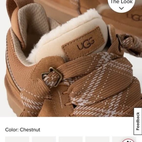 UGG Shoes - Women’s Shoes UGG Suede & Canvas High Top Sneakers Chestnut Size 9